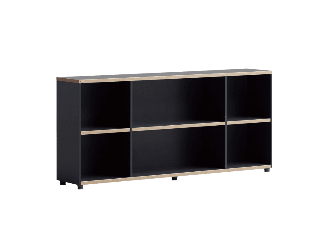 W1600 2단 목제책장 DSBC162