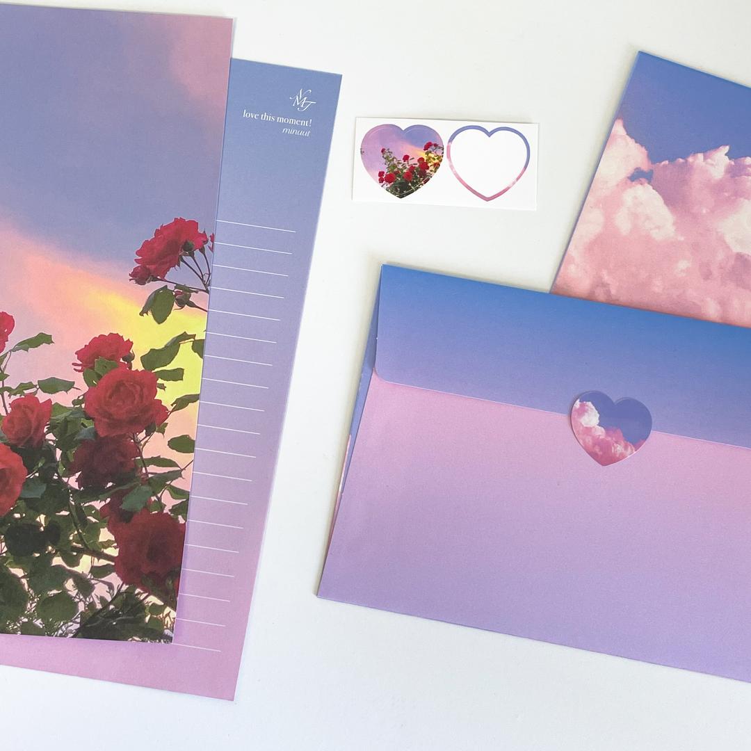 로맨티크 편지지 세트