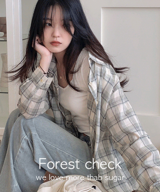 포레스트🍃 체크 셔츠 (1color)