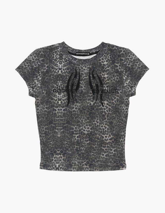 Leopard Baby-Sized T Shirt - Multi