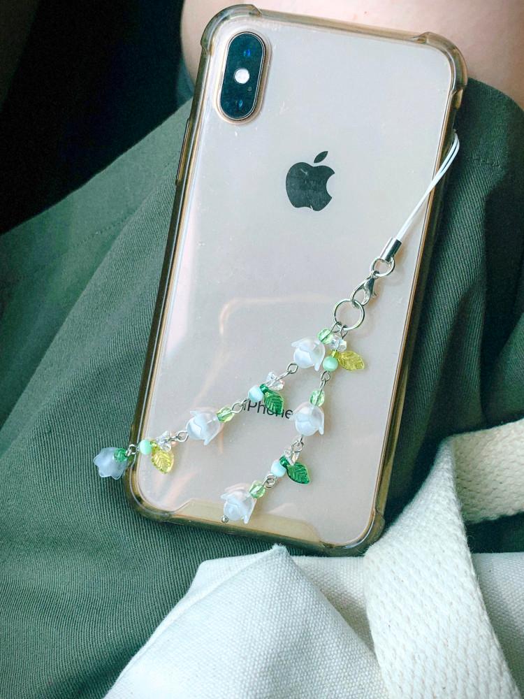 [keyring] ♥︎카리나님 착용♥︎ 5월의 은방울 (May lily) 비즈 키링