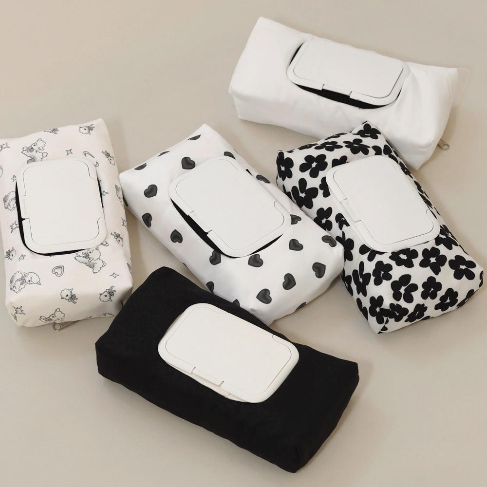 솔리드 & 패턴 물티슈 커버 케이스 패브릭커버 24color