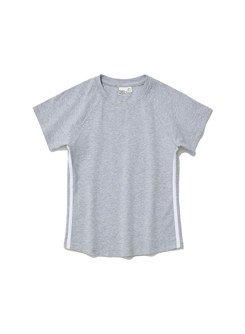 [WOMEN] NUMBERING PRINTED TEE_MELANGE