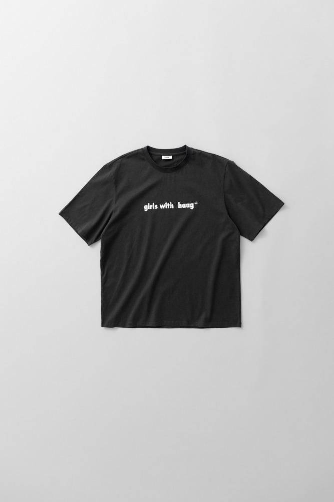 a girls boxy t-sh (charcoal)