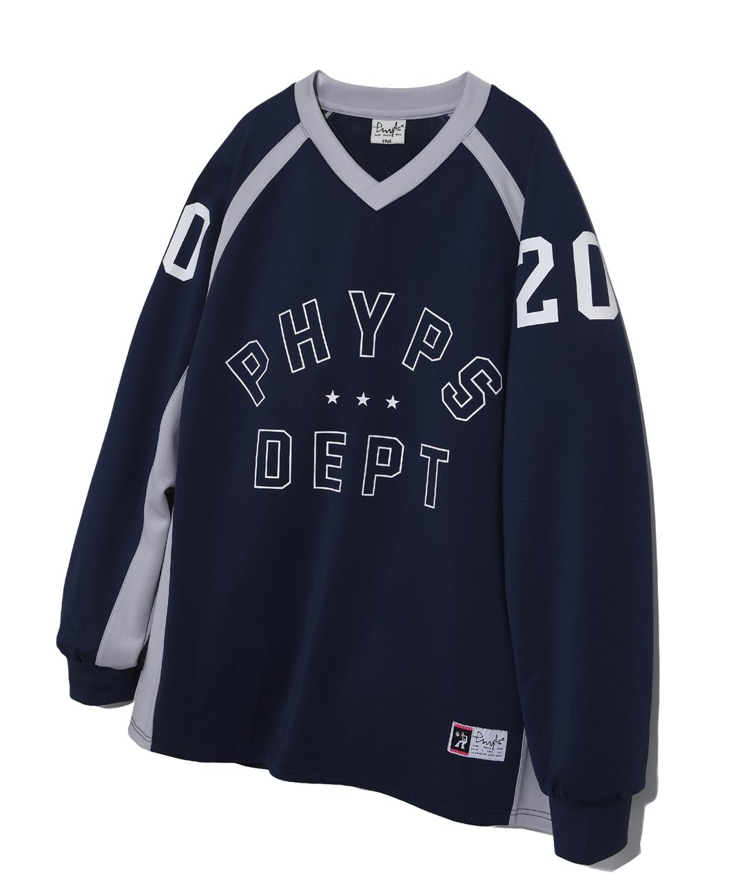 PHYPS® BASKETBALL JERSEY LS NAVY
