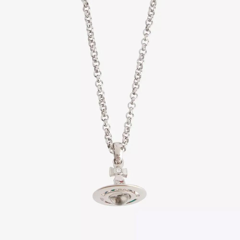 비비안웨스트우드 목걸이 쁘띠 Petite ORB 네클리스 플래티넘 VIVIENNE WESTWOOD
