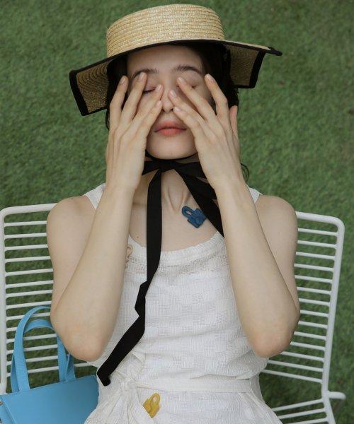 체스 롱 드레스 [화이트]
