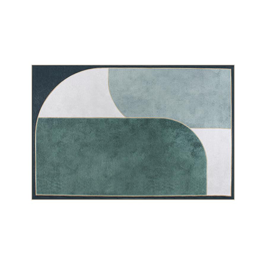 리베트 먼지없는 거실러그