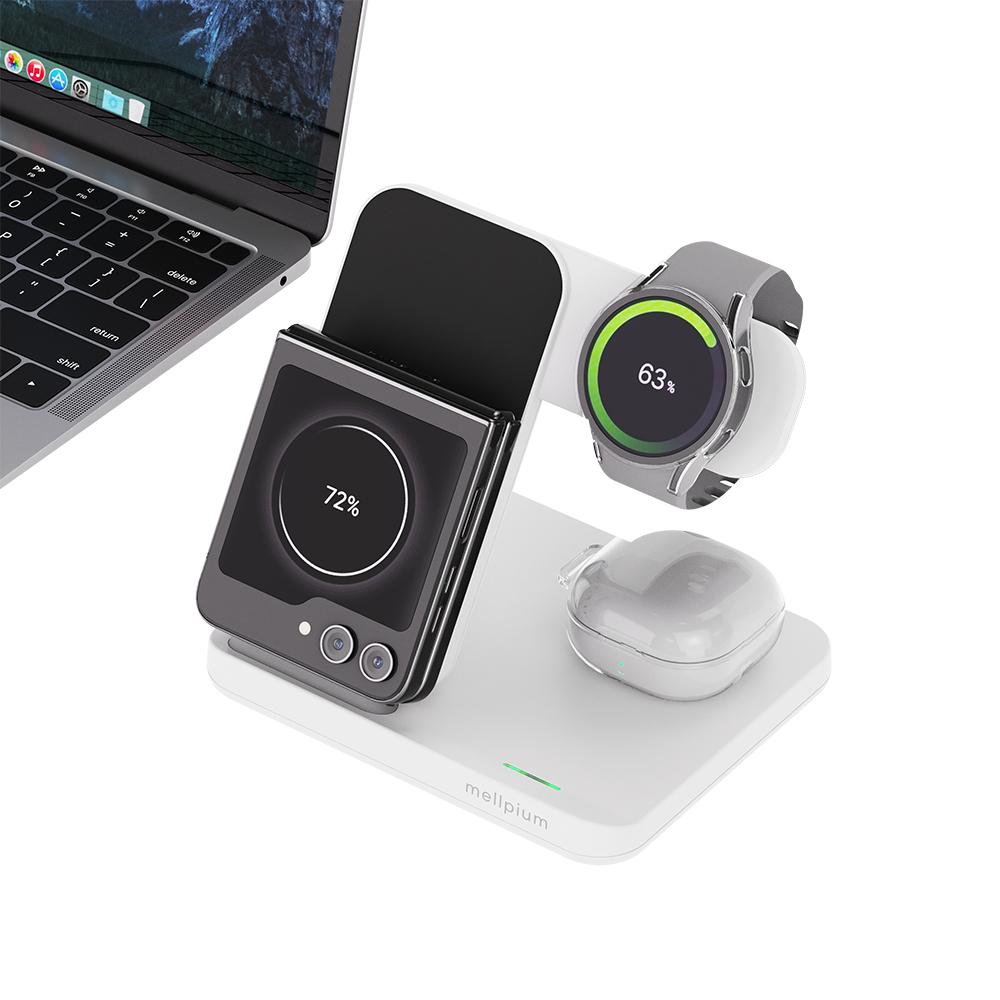 무선충전기 고속 멀티 아이폰 갤럭시 3IN1 해외여행 갤럭시워치충전기