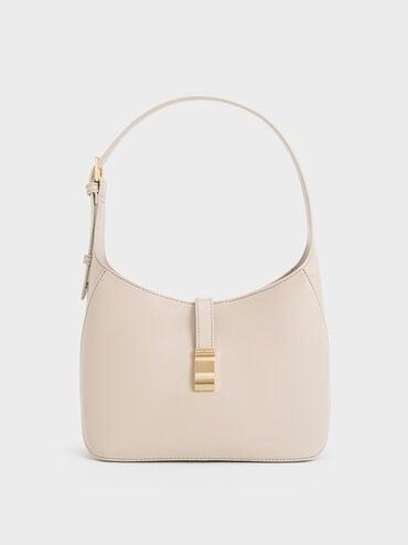 위스테리아 벨티드 숄더 백 - 오트