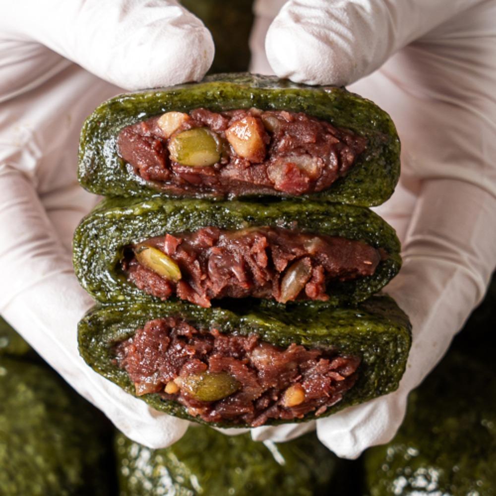 100% 무농약 밥알쑥찹쌀떡