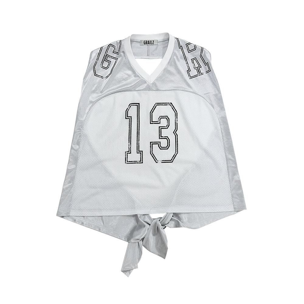 13 HALTER SLEEVELESS [SILVER]