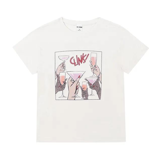 리던 024-02WCGT314 클래식 치어스 여성 반팔티