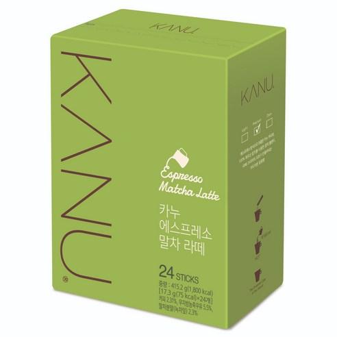 카누 에스프레소 말차 라떼, 17.3g, 24개입, 1개 - 일반커피믹스 | 쿠팡