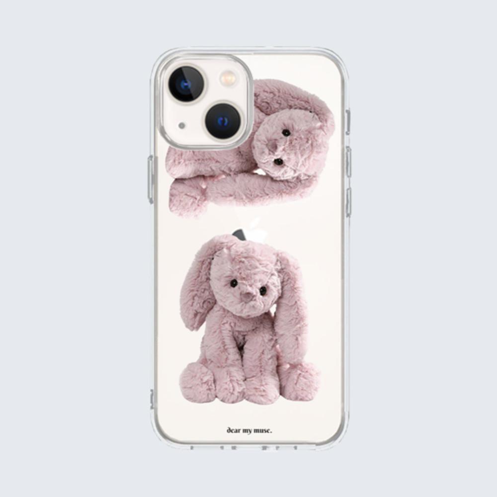 디어마이뮤즈 rabbit 젤하드 그립톡 케이스