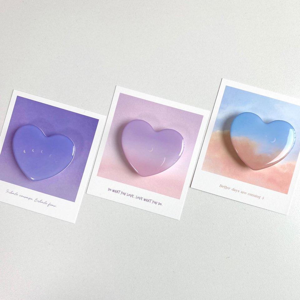 [스카이폴리오] 무테 하트톡(+엽서) 3종