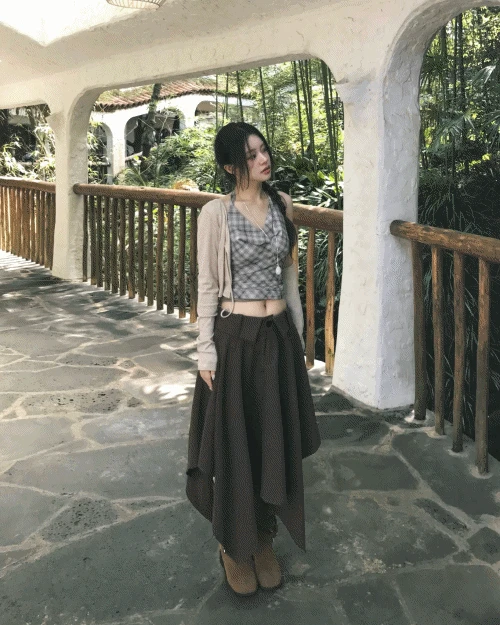 [ belt 연출 ! ] 모카번 매트 롤아웃 플레어 언발 SK