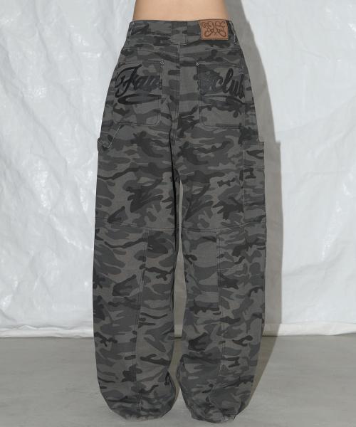 카펜더 레터링 데님 팬츠 (DARK GRAY) F25QD884