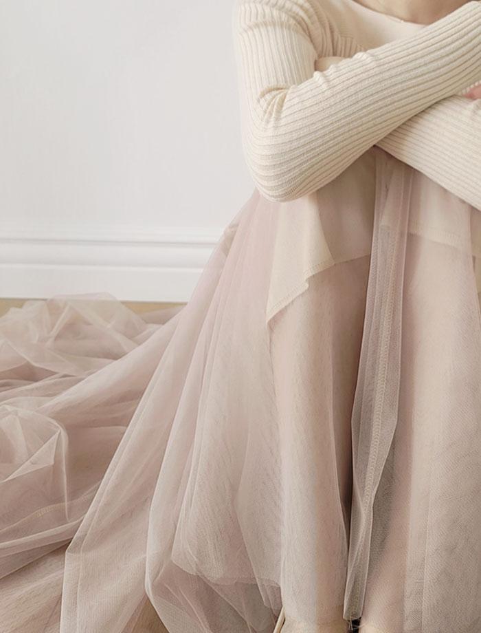 (당일발송) 여리 튤 스커트 (10조각) 샤 발레