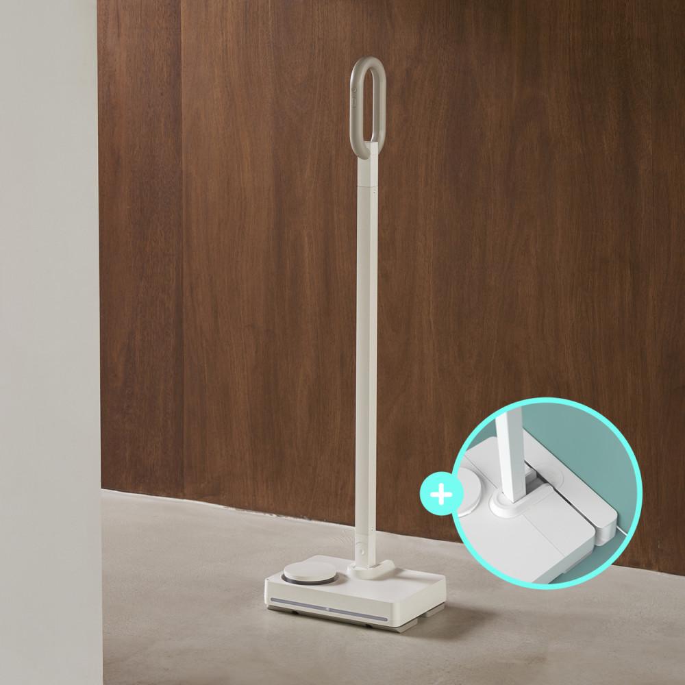 [무선 충전크래들 포함]모온 오비큠 워터 무선 물걸레청소기 마시멜로우 W1