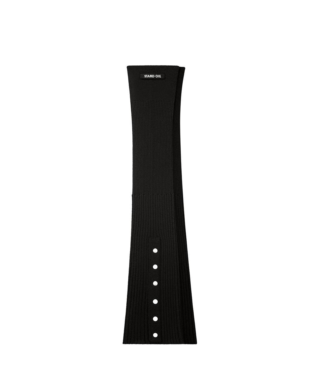 Snap Knit Leg Warmer · 스냅 니트 레그 워머 / 블랙