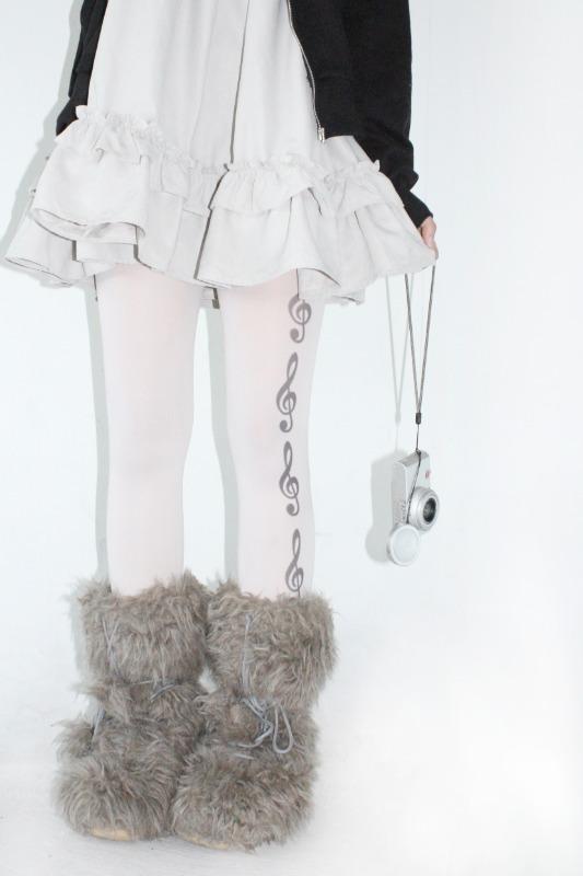 hpdp made * 𝄞 stocking (ivory)
