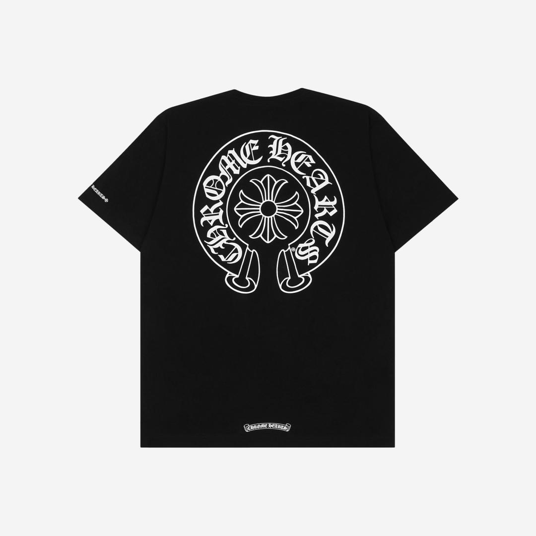 Chrome Hearts Horseshoe Logo Pocket T-Shirt Black
