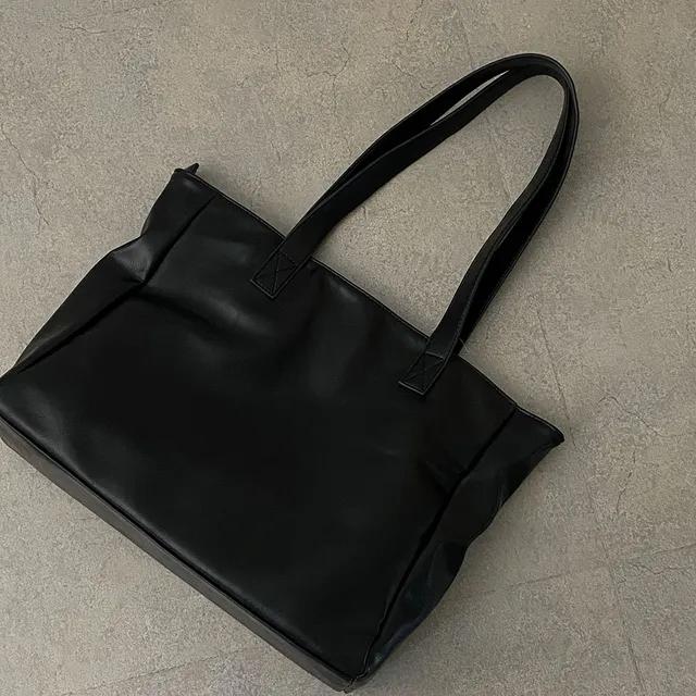 보부상 레더 가죽 노트북가방 숄더백 (1color)