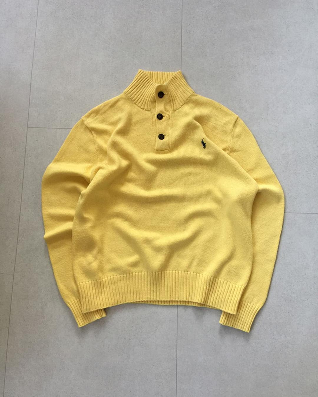 (WOMAN) 폴로랄프로렌 버튼넥 니트스웨터 L  | 후루츠패밀리