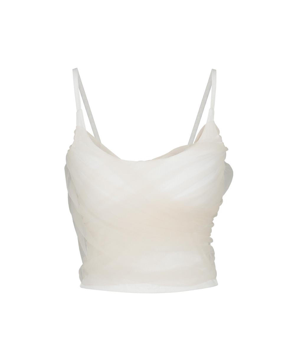 메쉬 이너 나시 화이트