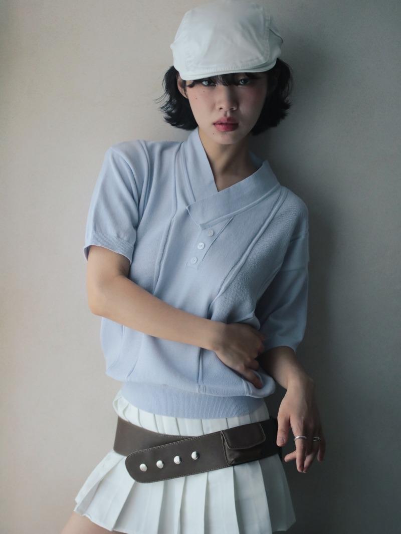 (UNISEX) [ 폴 로 ] 니트 저고리 - 쿨보라