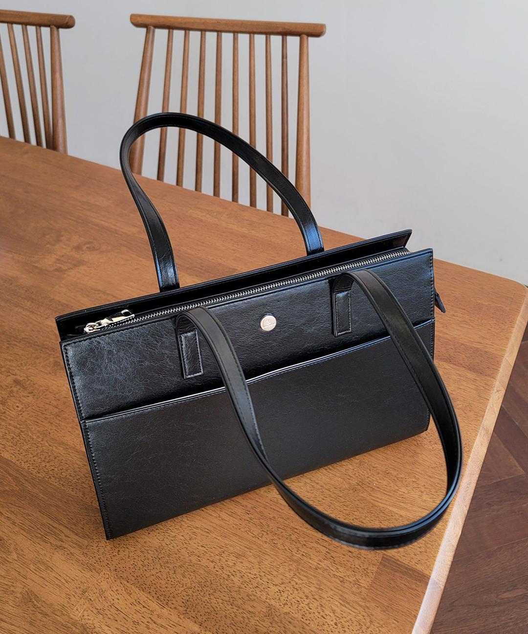 루비나틴 [주문폭주] 싸이클 빅 스퀘어 숄더 바게트 토트 쇼퍼백 아이패드 A4 노트북 가방 6컬러