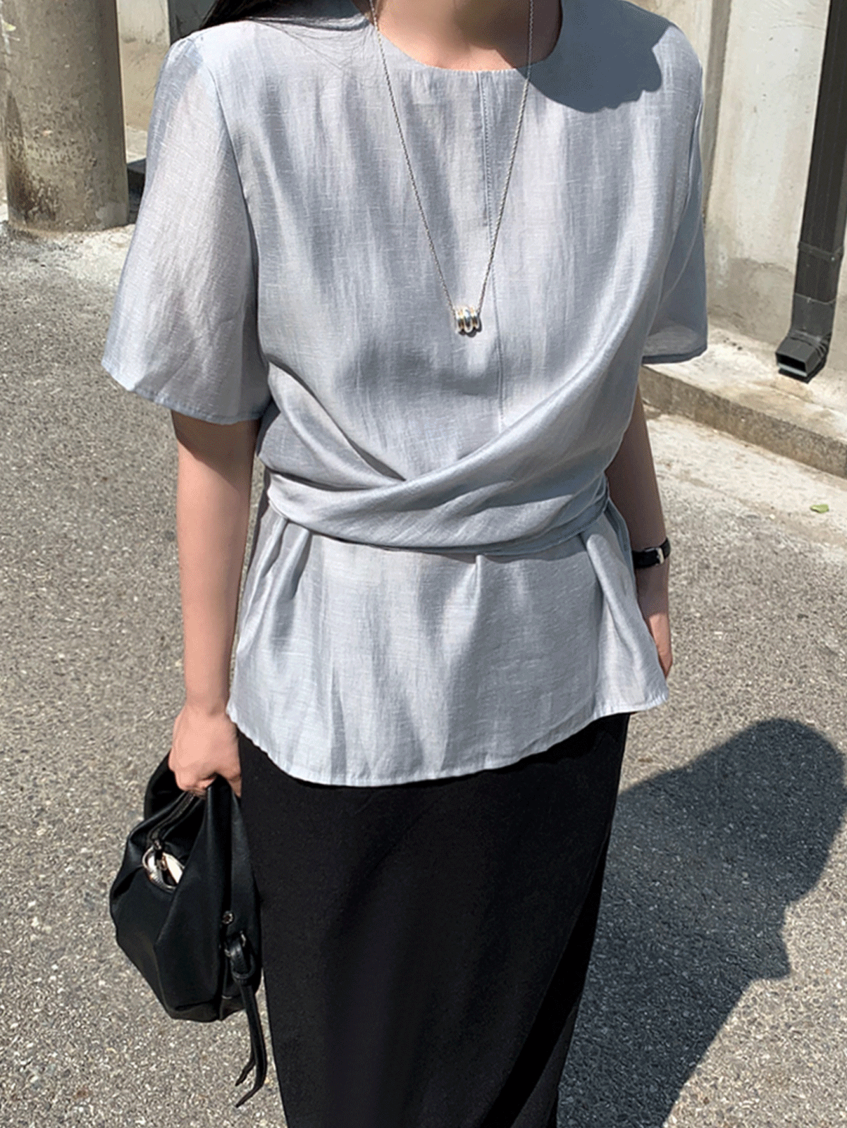duel wrap blouse (3color) 주문폭주! 순차발송