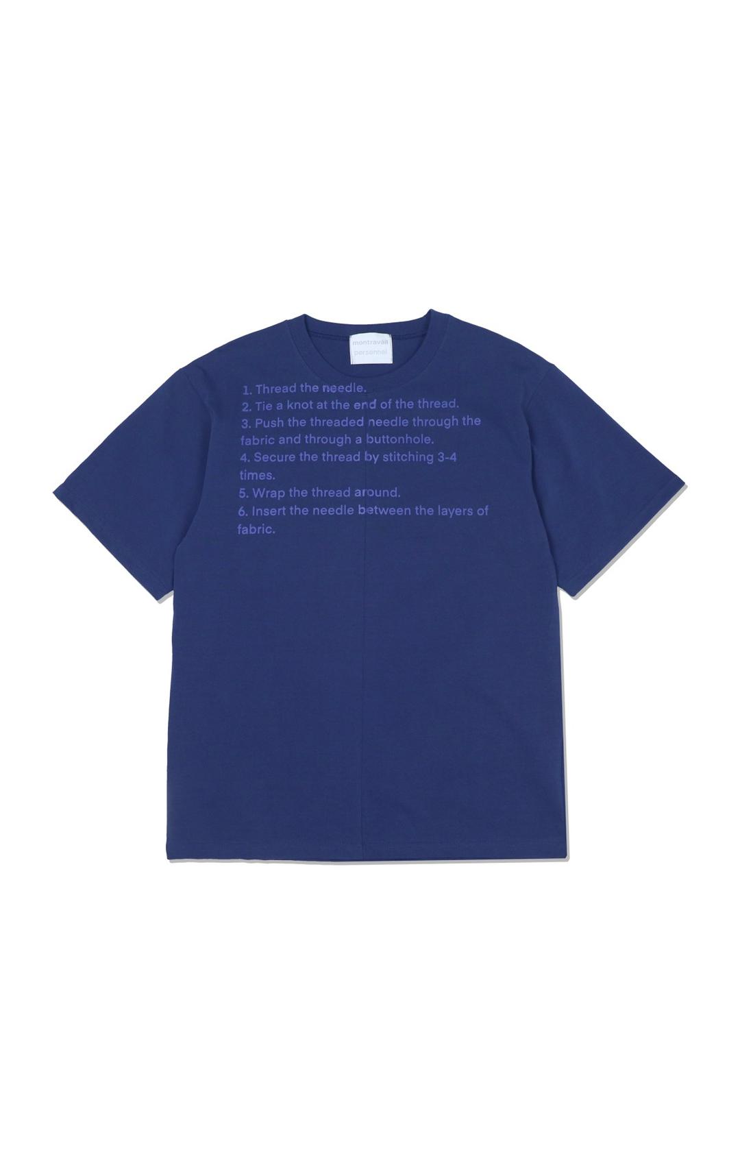 how to sew a button t-shirts - ocean