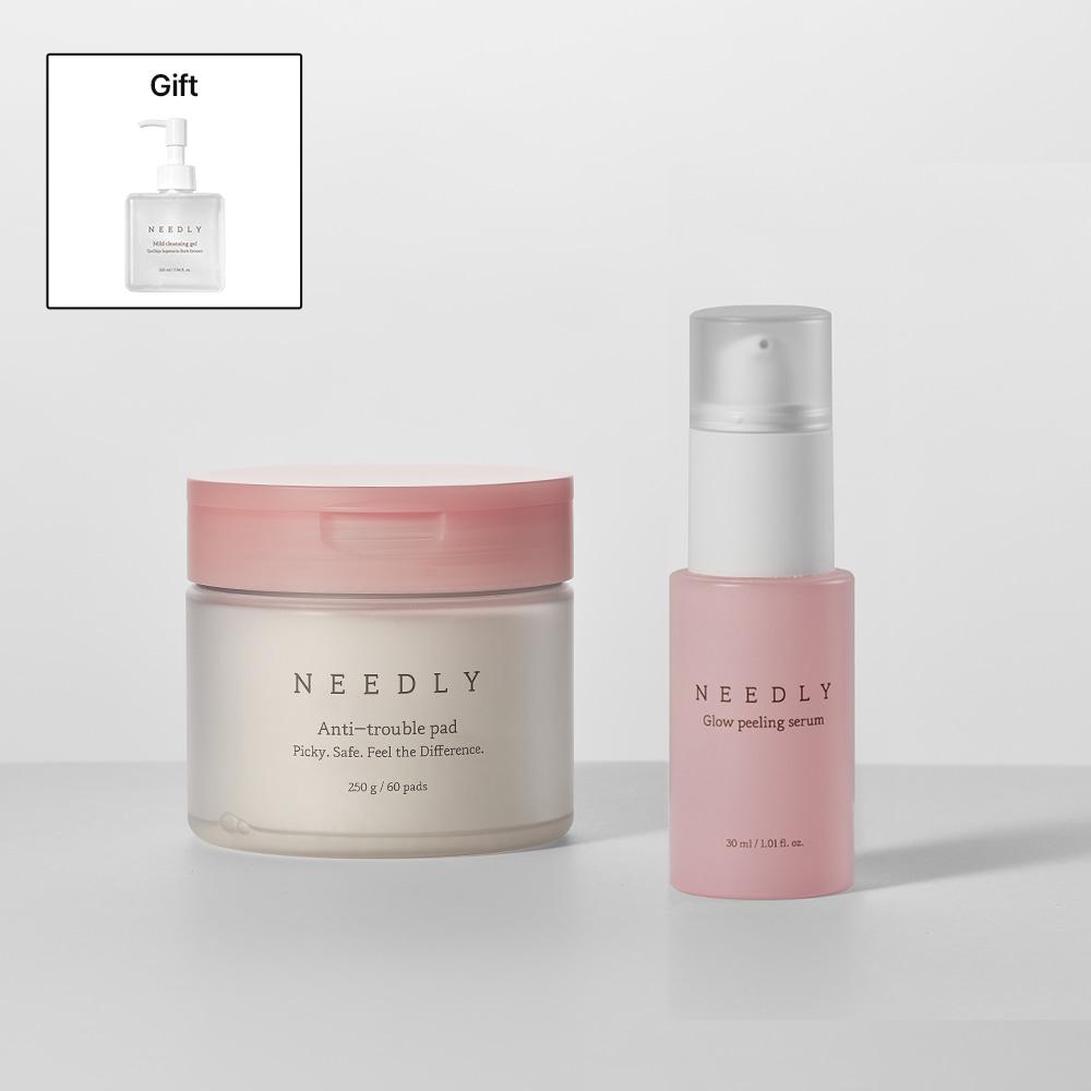 [트러블 SET]트러블 패드 60매+필링 세럼 30ml
