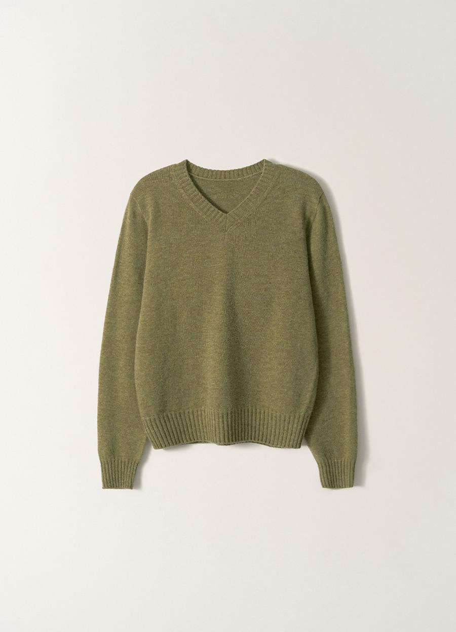 Marsh V-Neck Pullover (Herb Sage)