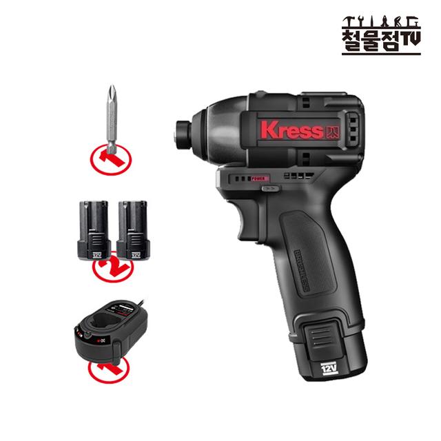 크레스 12V 충전 임팩 드라이버 경량형 KU203.1