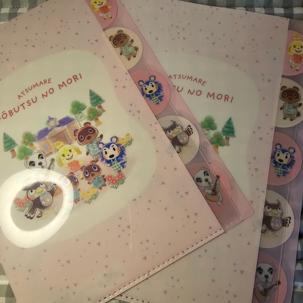 [극소량/정품]동물의 숲 5포켓 A4 파일