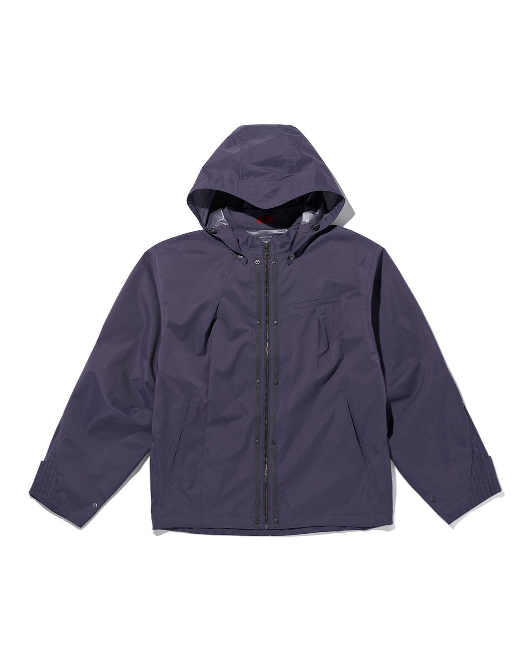 STASH HOOD WINDBREAKER_PURPLE GREY
