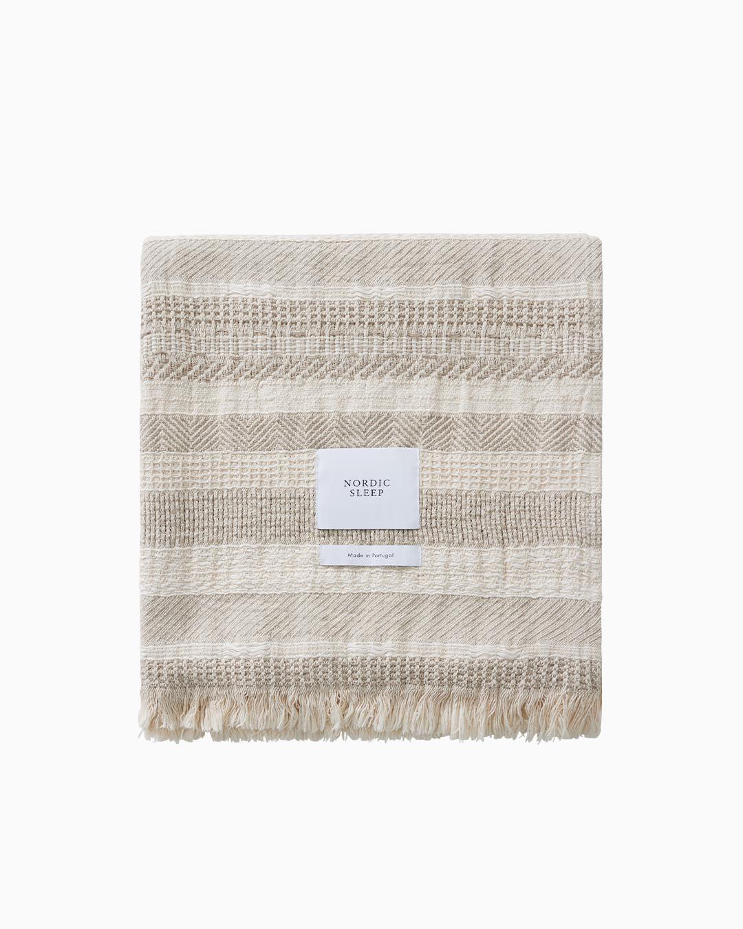 멀티 위브 스로우 블랭킷 (베이지)