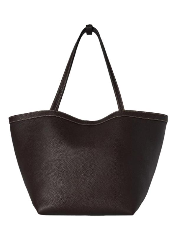 더로우 파크 브라운 토트백