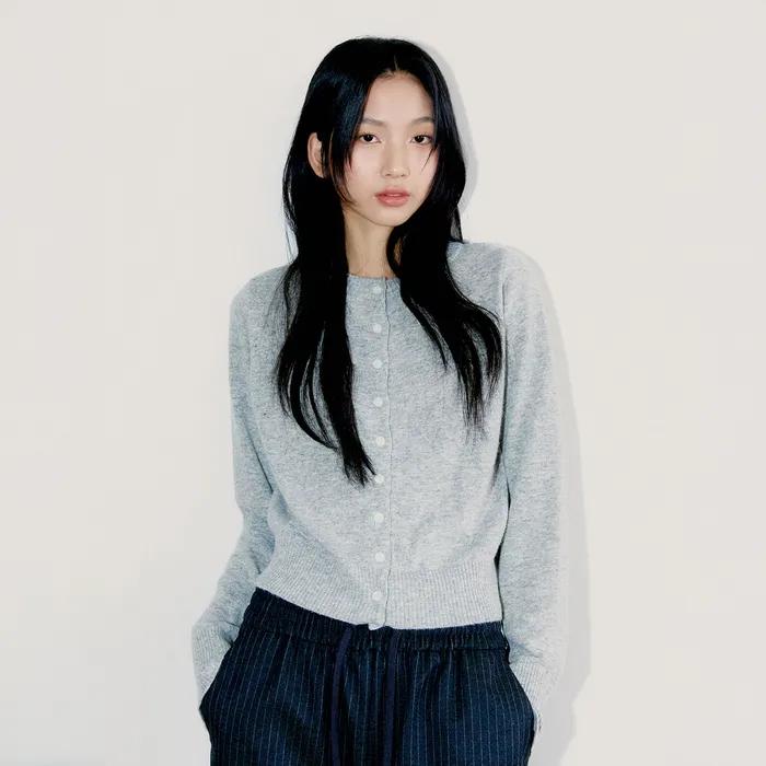 메리노 울 베이직 가디건, 그레이