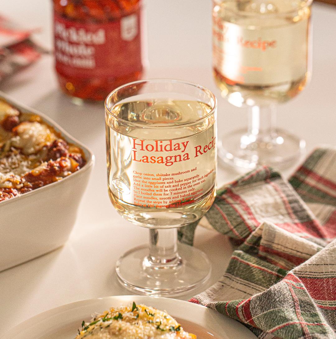 Lasagna Recipe Glass