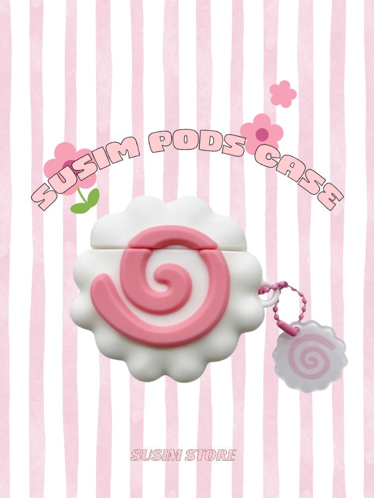 수심 오뎅 에어팟 케이스 귀여운 유니크 파우치 어묵 키링