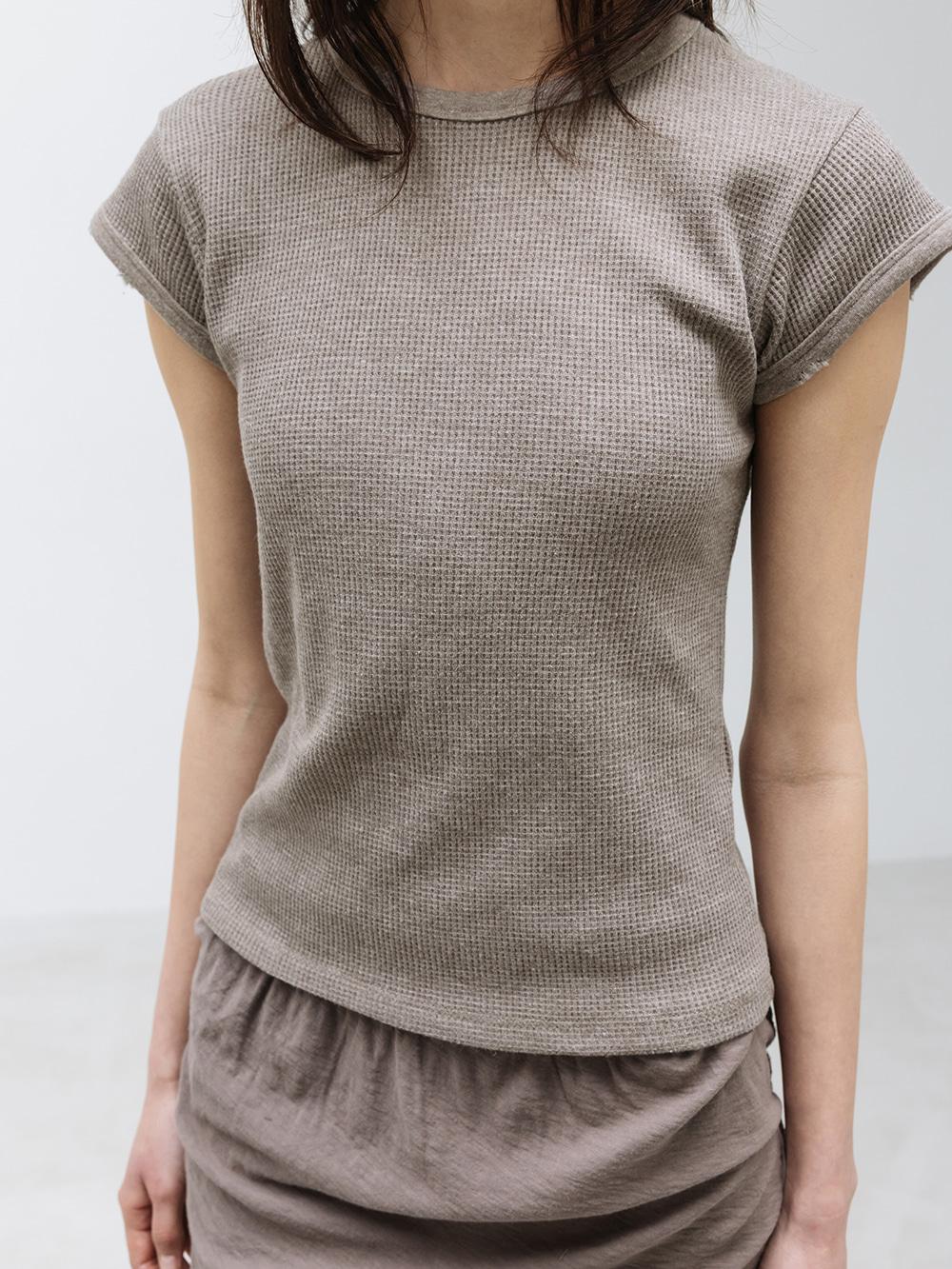 [예약발송] 와플 베이비핏 캡슬리브 BROWN