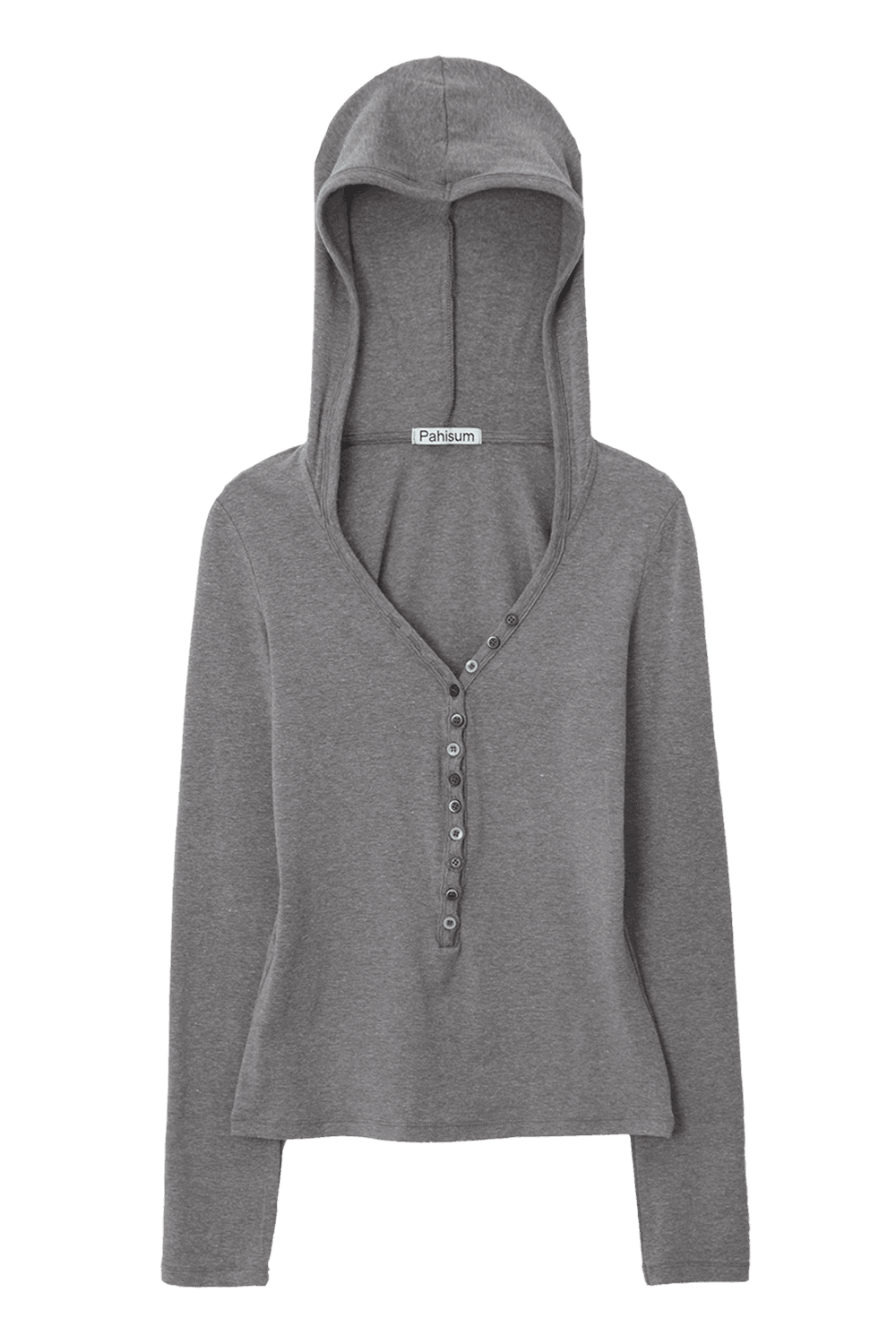 [10/21] BUTTON T-SHIRT_GRAY