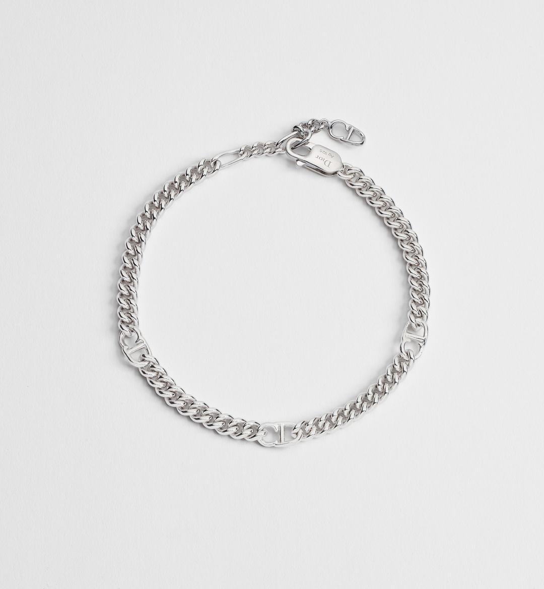 CD 아이콘 슬림 체인 링크 팔찌