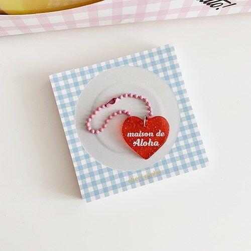 Milky Way Heart Keyring 글리터 밀키 웨이 하트키링