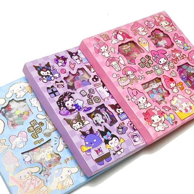 [100장/500pcs] 산리오 스티커 세트 다이어리 꾸미기 다꾸 스티커 캐릭터 인스 포장용품 헬로키티 아이폰 아이패드 노트북 꾸미기 생일선물 어린이날 크리스마스