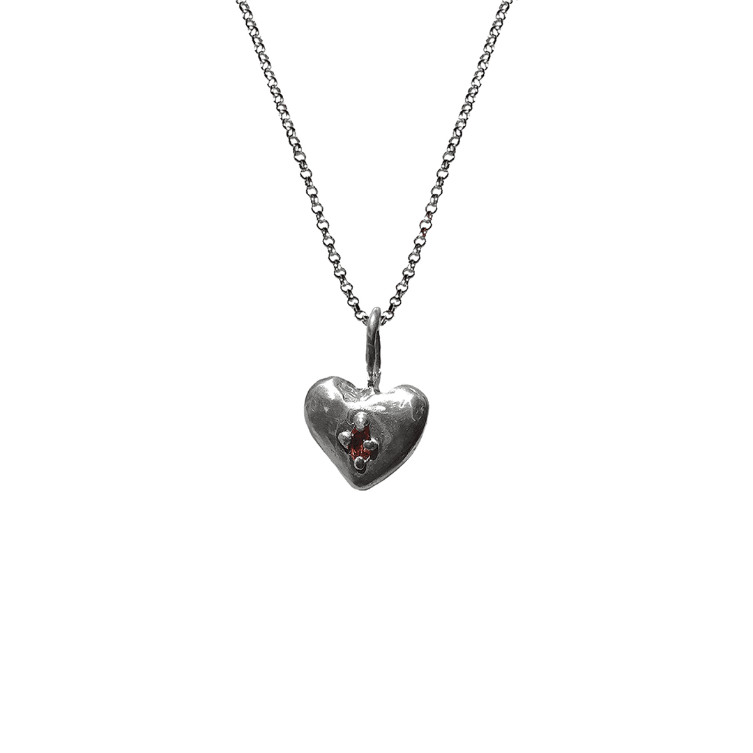 Silver Corazoncito Necklace